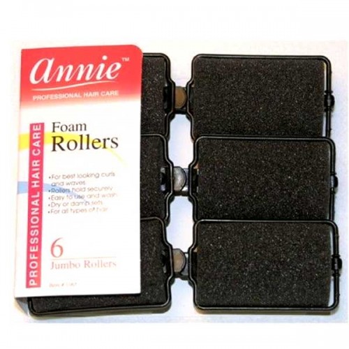 Annie Foam Rollers 6 Jumbo Rollers #1065